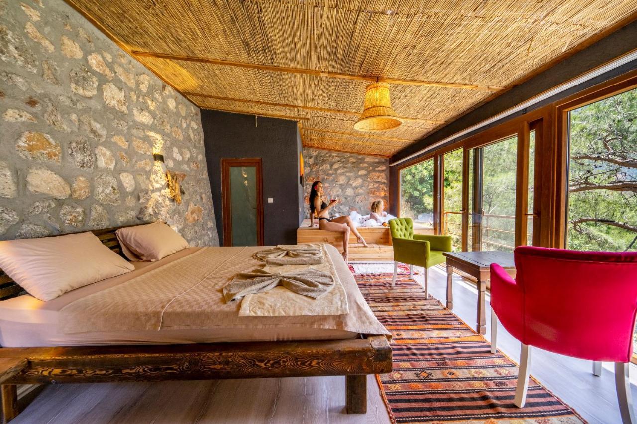 Bed and Breakfast Manzara Bungalow Fethiye Exterior foto
