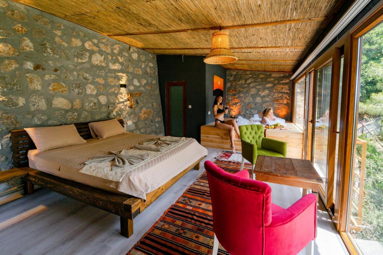 Bed and Breakfast Manzara Bungalow Fethiye Exterior foto